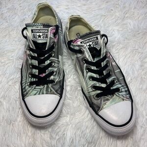 CONVERSE All Star Tropical Floral Top Sneakers Unisex Men’s 6 Women’s 8 r17